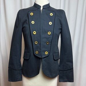 Marc By Marc Jacobs Deep Navy Military Jacket / Blazer, Size 8